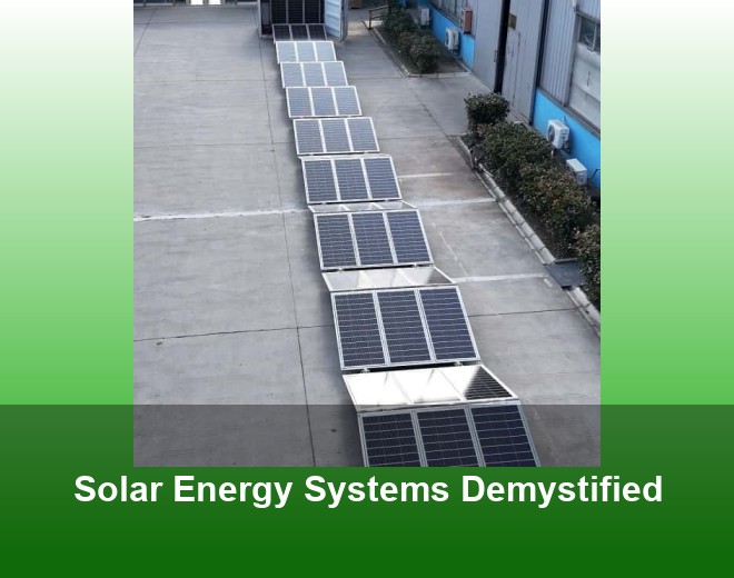 Solar Energy Systems Demystified